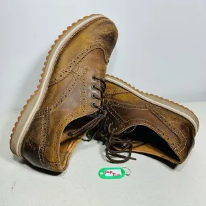 Skechers Brogue Wingtip Oxford Brown Dress Shoes Size 13
