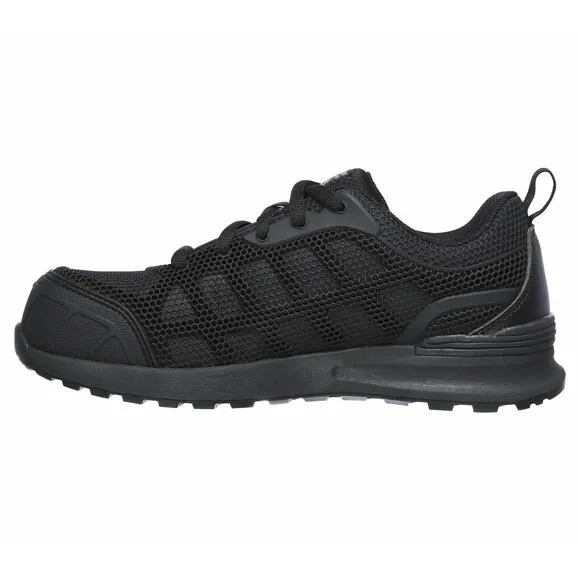 Skechers Bulklin Ayak Comp Toe Womens Black Work Shoes Electrical Hazard Safe 7W