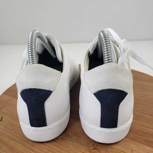 Slash Comptoir des Cotonniers White Leather Sneakers Womens Shoe Sz Eu 38 US 7.5