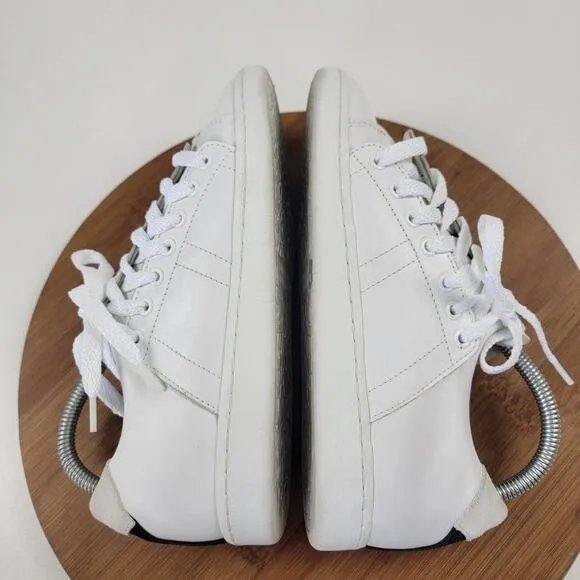 Slash Comptoir des Cotonniers White Leather Sneakers Womens Shoe Sz Eu 38 US 7.5