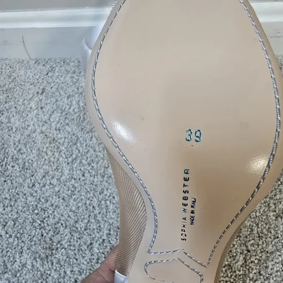 Sophia Webster Crystal Pump -39 Brand New Never Worn Without Box Wedding Shoes