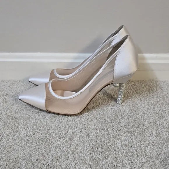 Sophia Webster Crystal Pump -39 Brand New Never Worn Without Box Wedding Shoes