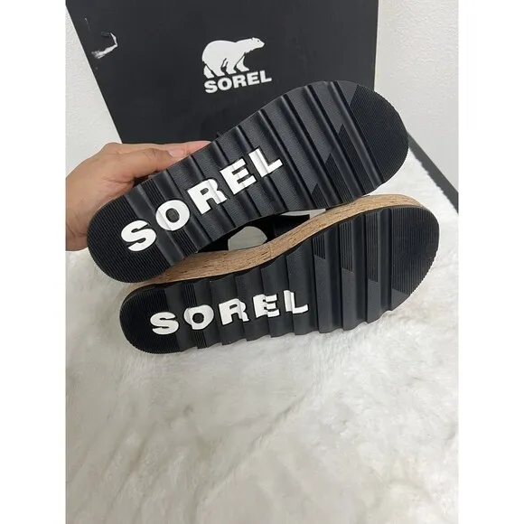 Sorel Women’s Size 9 Sandals Cameron Platform Wedge Flatform Strappy