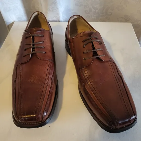 Stacy Adams Corrado Alvin Bicycle Toe Men's Oxford Shoes, Size 12M, Brown