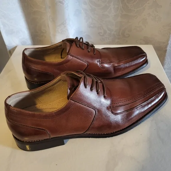 Stacy Adams Corrado Alvin Bicycle Toe Men's Oxford Shoes, Size 12M, Brown