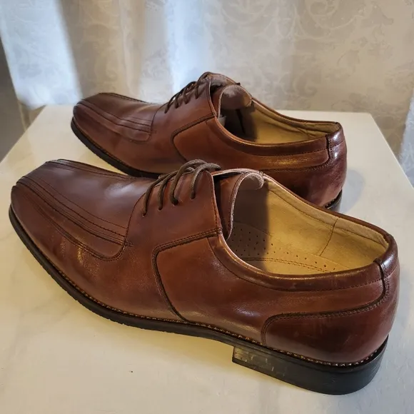 Stacy Adams Corrado Alvin Bicycle Toe Men's Oxford Shoes, Size 12M, Brown