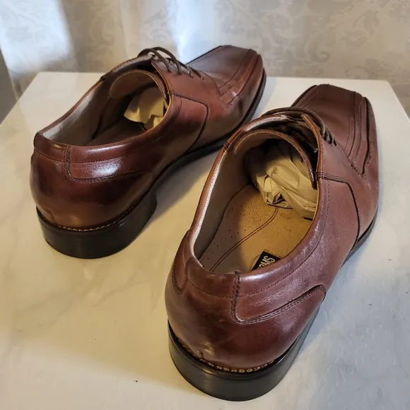 Stacy Adams Corrado Alvin Bicycle Toe Men's Oxford Shoes, Size 12M, Brown