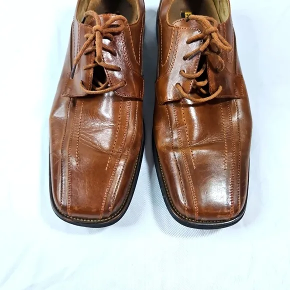 Stacy Adam's Men's Brown Leather Oxfords Size 11