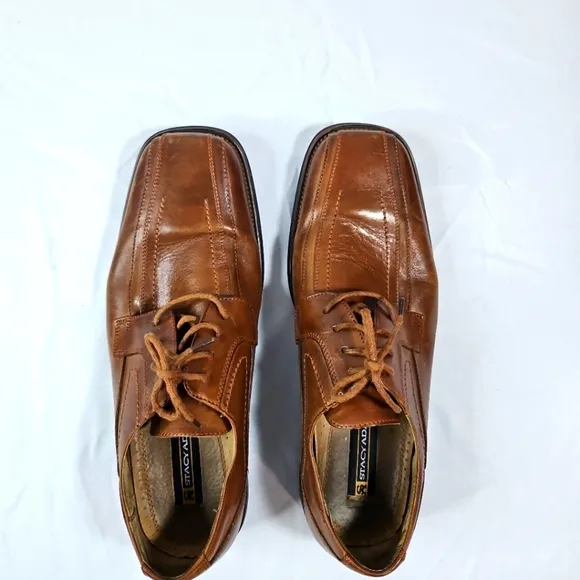 Stacy Adam's Men's Brown Leather Oxfords Size 11