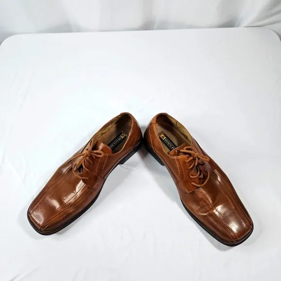 Stacy Adam's Men's Brown Leather Oxfords Size 11