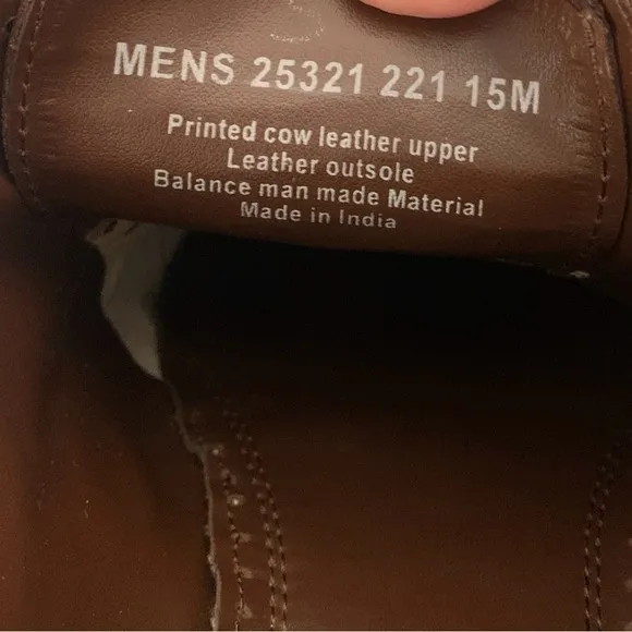 Stacy Adams Talarico Men's Cognac Brown Sz 15 Dress Shoes Alligator Pattern Box