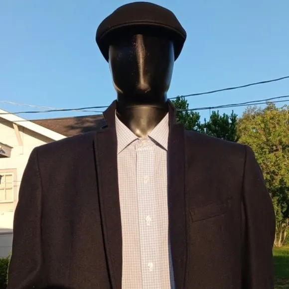 STANLEY BLACKER MEN'S VINTAGE PURE WOOL (2) GOLD BUTTON FORMAL LUXURY BLAZER