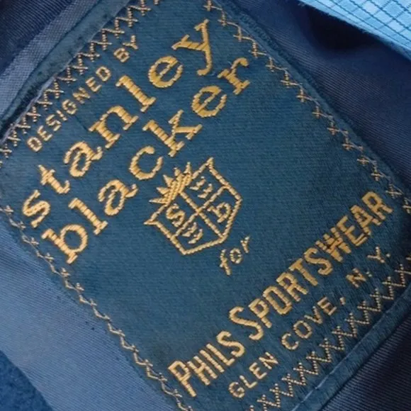 STANLEY BLACKER MEN'S VINTAGE PURE WOOL (2) GOLD BUTTON FORMAL LUXURY BLAZER