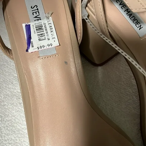 Steve Madden Women's Tan Block Heel Sandals