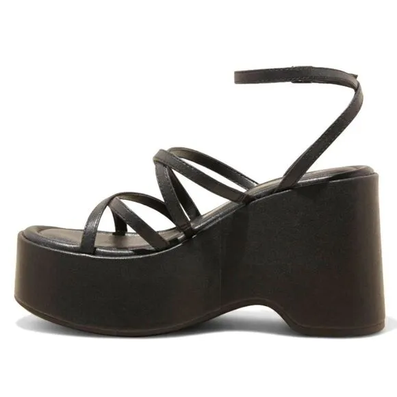 Strappy wedge sandals sz 7.5