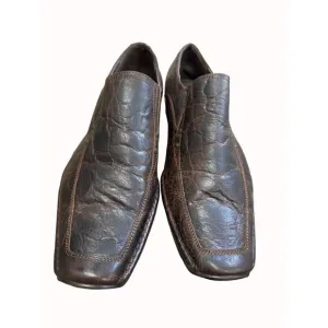 Stray Dog Phaser men’s brown leather slip dress shoes loafers 11.5 SKU 6647