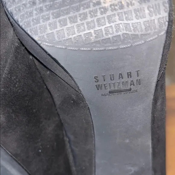 Stuart Weitzman Black Women's heeled booties