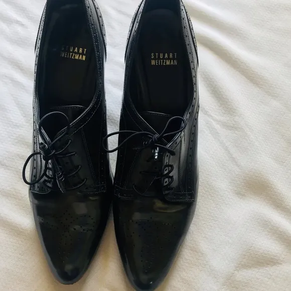 Stuart weitzman patent leather Black Women's Heels