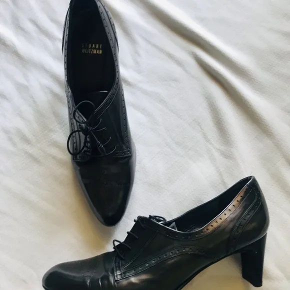 Stuart weitzman patent leather Black Women's Heels