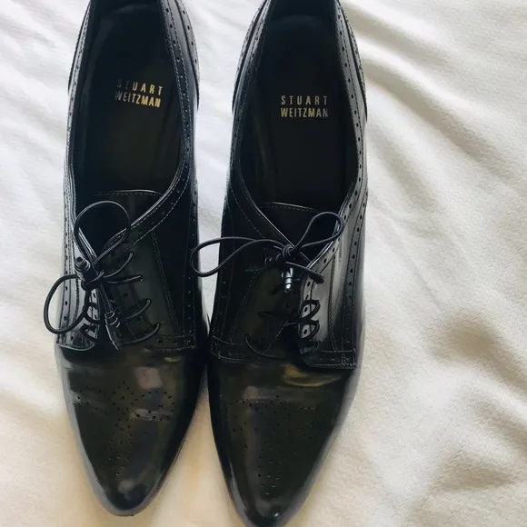 Stuart weitzman patent leather Black Women's Heels