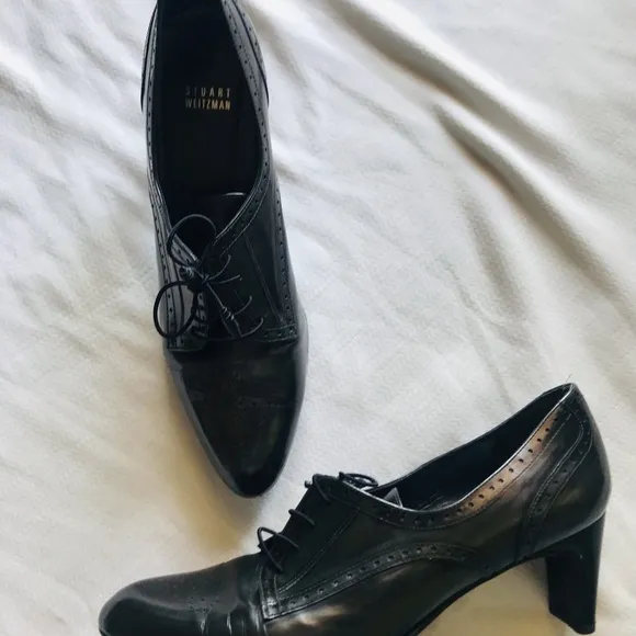 Stuart weitzman patent leather Black Women's Heels