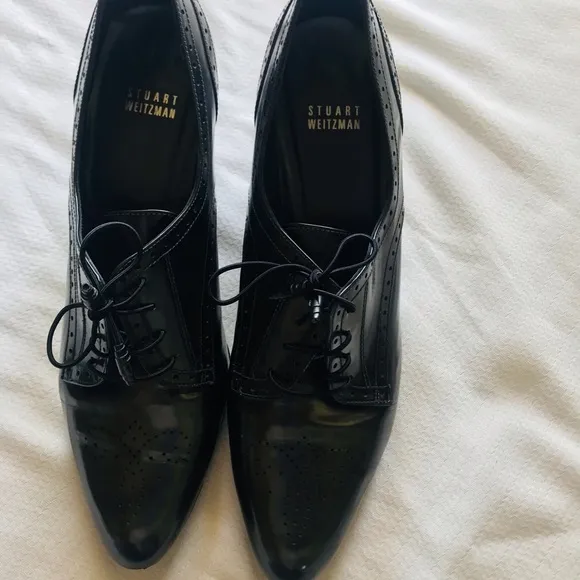 Stuart weitzman patent leather Black Women's Heels