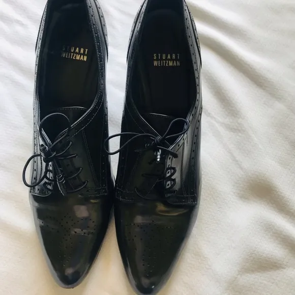 Stuart weitzman patent leather Black Women's Heels