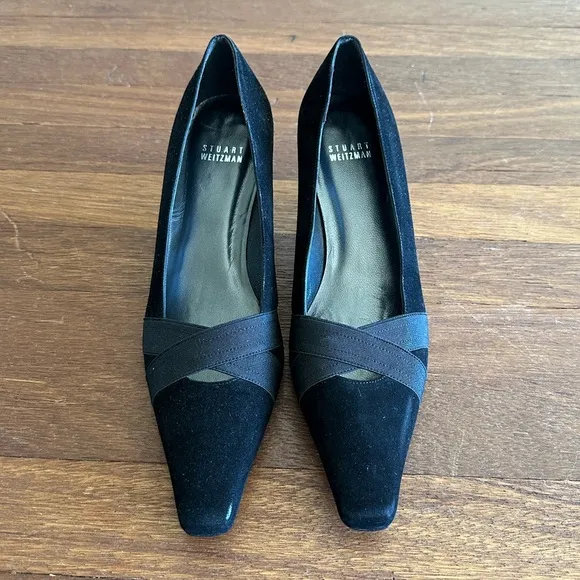 Stuart Weitzman Women's Black Heel Shoes