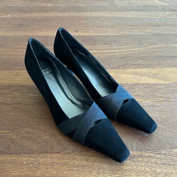 Stuart Weitzman Women's Black Heel Shoes