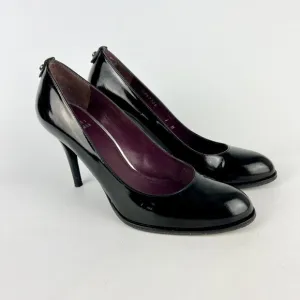 Stuart Weitzman Womens Stiletto Pumps Black Patent Leather Dress Heels size 7