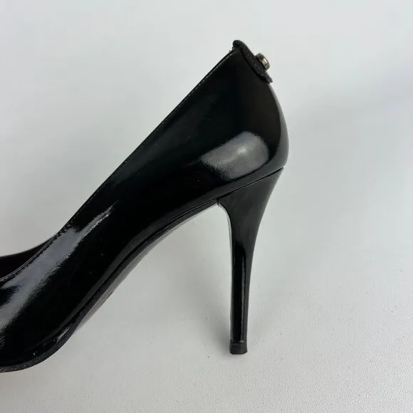 Stuart Weitzman Womens Stiletto Pumps Black Patent Leather Dress Heels size 7