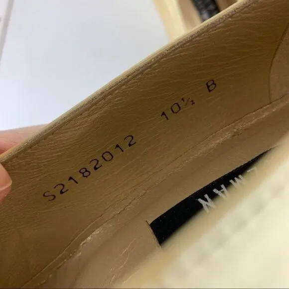 Stuart Weitzman Gold Patent Evening Pumps 10.5