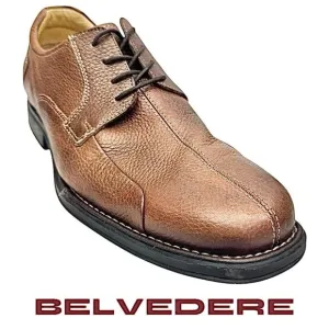 Studio Belvedere Bay Bridge Mens Size 10 3 E Brown Leather Oxford Shoes Used