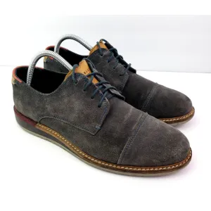 Ted Baker London Gliyne Mens Size 9 Gray Suede Formal Dress Oxford Shoes