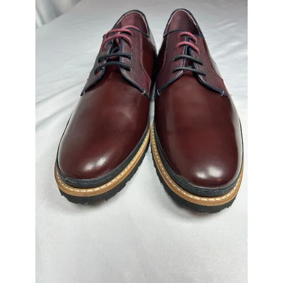 Ted Baker Oktibr Hi Shine Derby Dress Shoes NEW Mens size 44/10.5