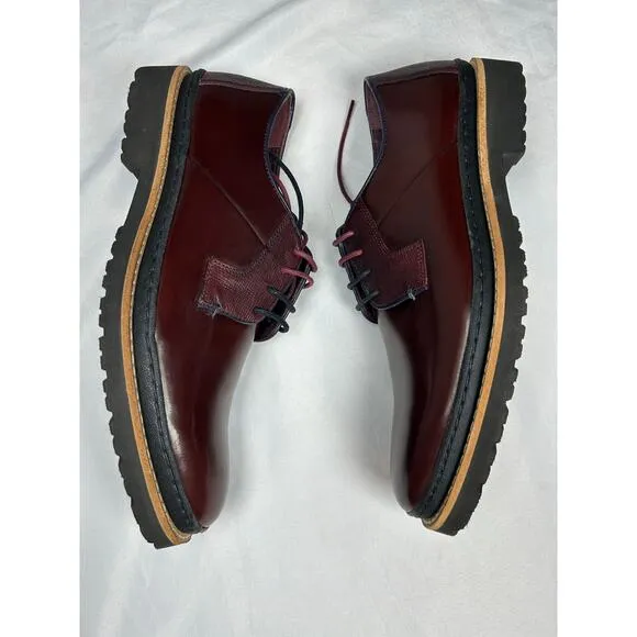 Ted Baker Oktibr Hi Shine Derby Dress Shoes NEW Mens size 44/10.5