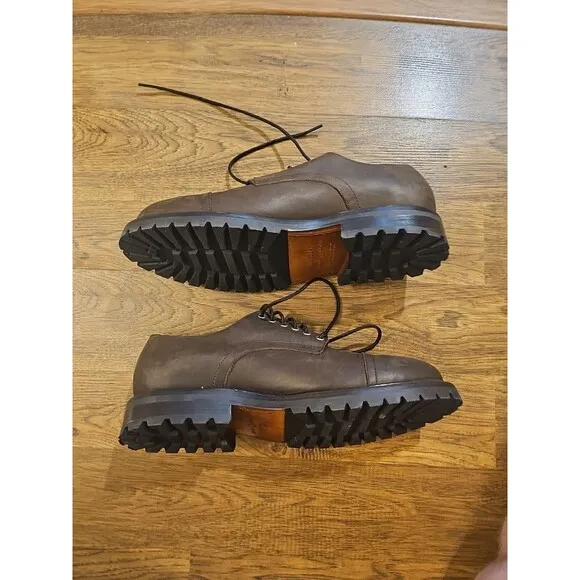 Thursday Boot Company STATESMAN Mens 10.5 Tobacco Brown Leather Dress Shoes