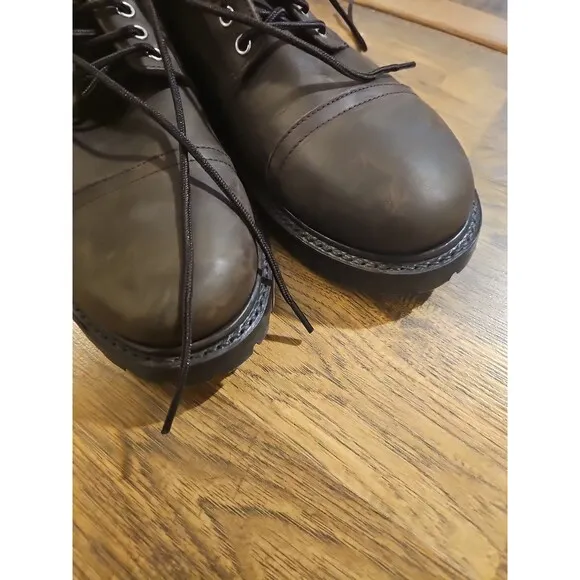 Thursday Boot Company STATESMAN Mens 10.5 Tobacco Brown Leather Dress Shoes