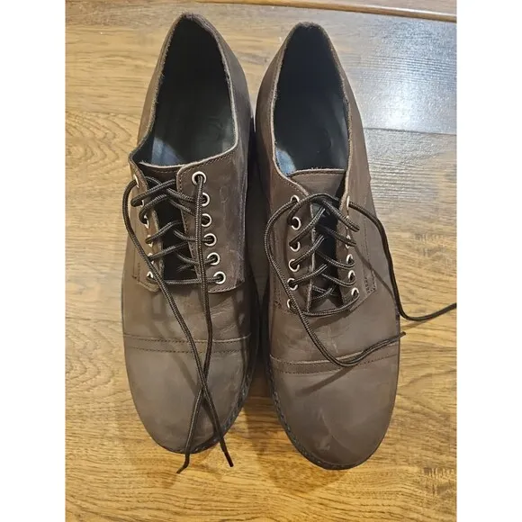 Thursday Boot Company STATESMAN Mens 10.5 Tobacco Brown Leather Dress Shoes