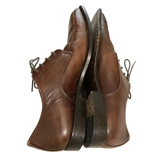 To Boot New York Adam Derrick Mens Size 7 Brown Leather oxyford Dress Shoes