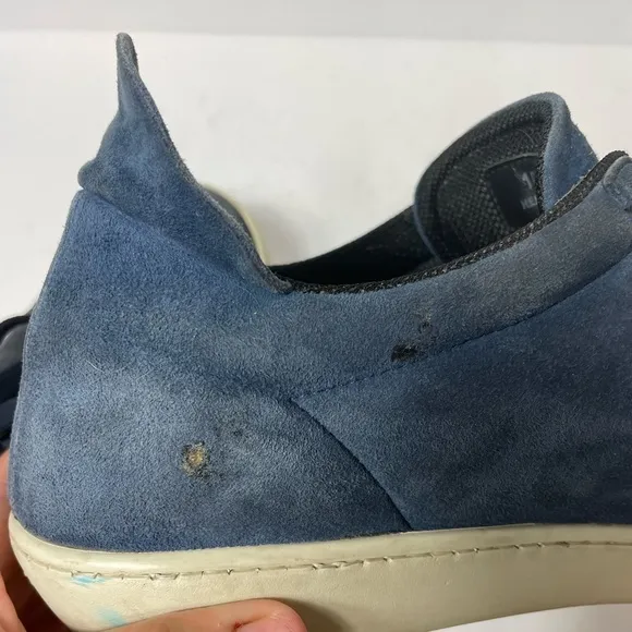 Tod’s Blue Suede Color block Sneakers Size 10.5