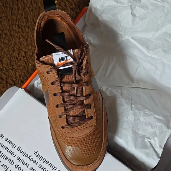 Tom Sachs General Purpise Shoe Nike Men's Brown Sneakers Size 13 Mens Like New