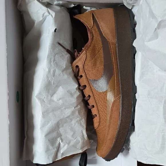 Tom Sachs General Purpise Shoe Nike Men's Brown Sneakers Size 13 Mens Like New