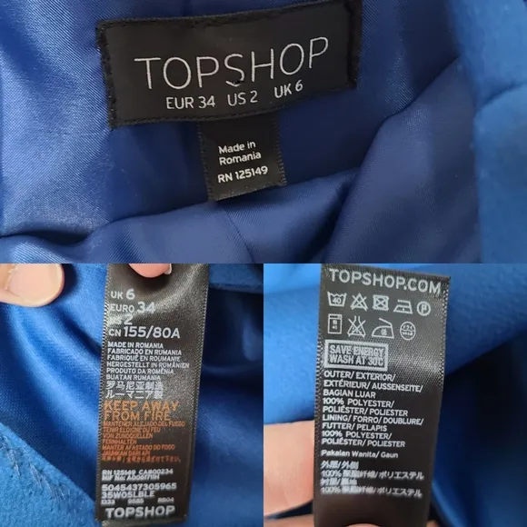 Topshop Scoop Cross Strap Back Prom Dress