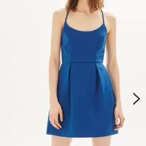 Topshop Scoop Cross Strap Back Prom Dress
