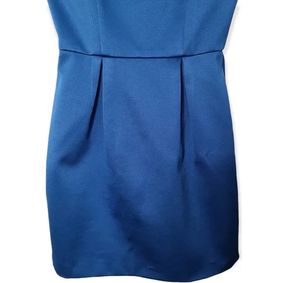 Topshop Scoop Cross Strap Back Prom Dress