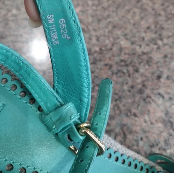 TORY BURCH Aileen Sandals  strappy scalloped