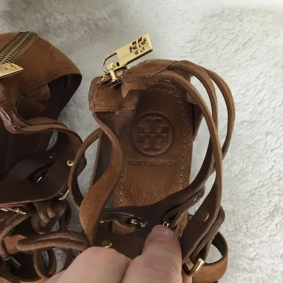Tory Burch Brown Wedges