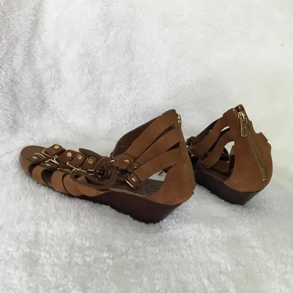 Tory Burch Brown Wedges