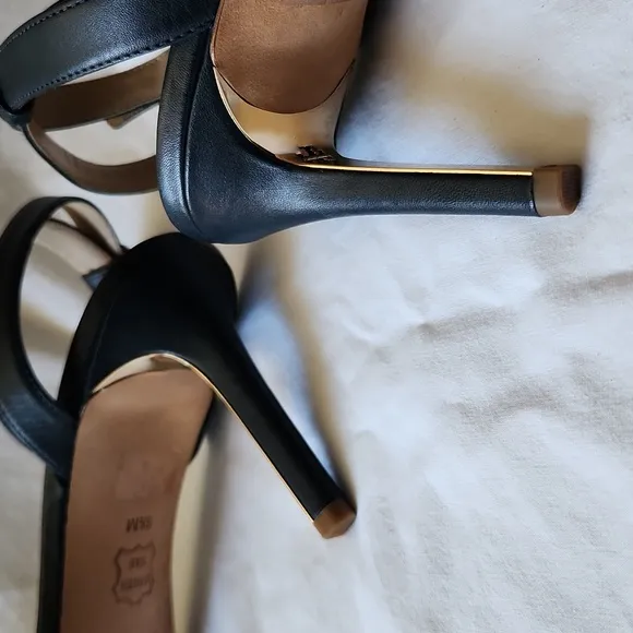 Tory Burch Elana Leather Strappy Heel Sandals